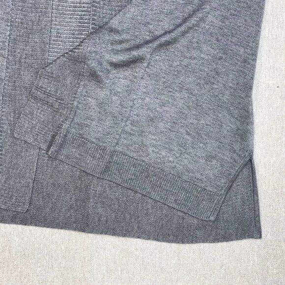 Worthington | Petite Gray Open Front Cardigan | PXL - Picture 5 of 7
